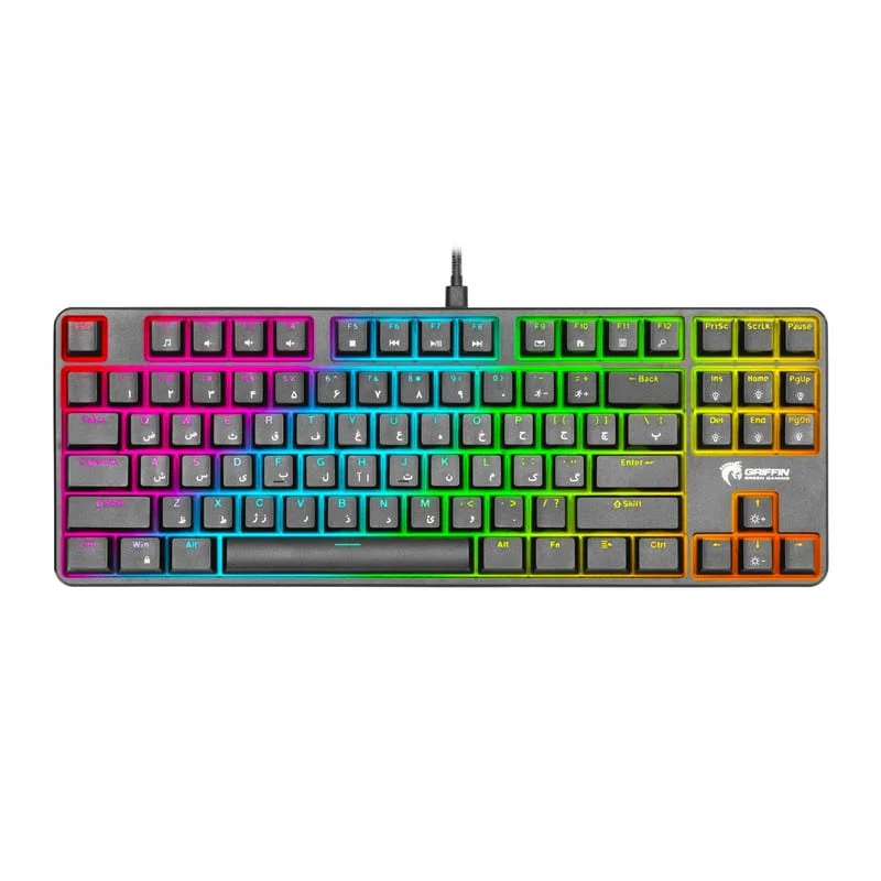 کیبورد گیمینگ گرین مدل Green GK801-RGB Gaming Keyboard