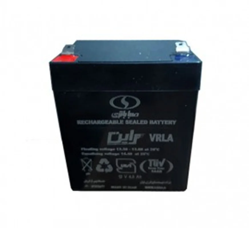 باتری سیلد اسید 12 ولت 4.5 آمپر ساعت صبا باتری Saba Battery 12V 4.5Ah